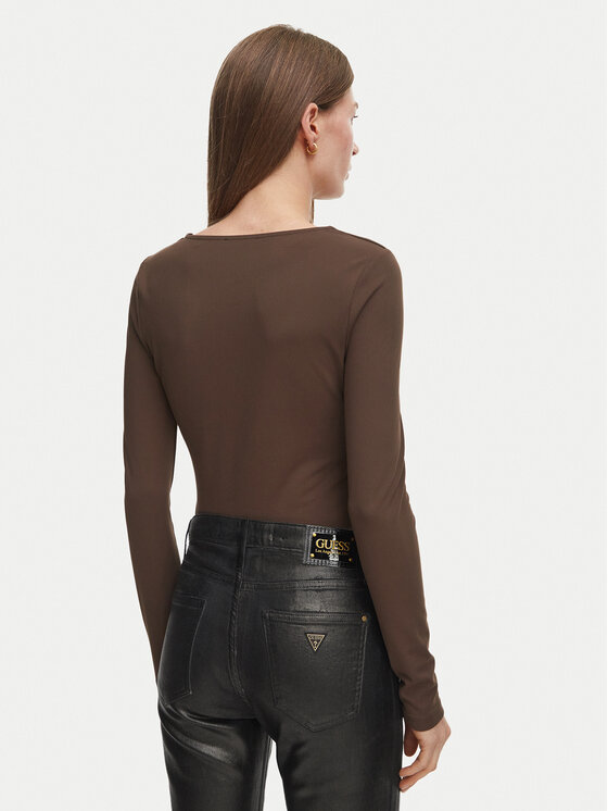 Guess Guess Bodi W6BP21 K6256 Rjava Slim Fit
