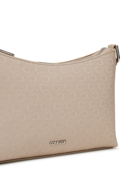 Calvin Klein Calvin Klein Torbica Ck Must Aop Conv Logo Jqd Strap LV04F3099G Bež