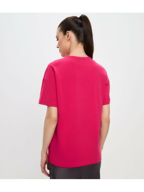CAT by maniita lacitta CAT by maniita lacitta T-Shirt Printed oversized T-shirt Różowy Long Fit