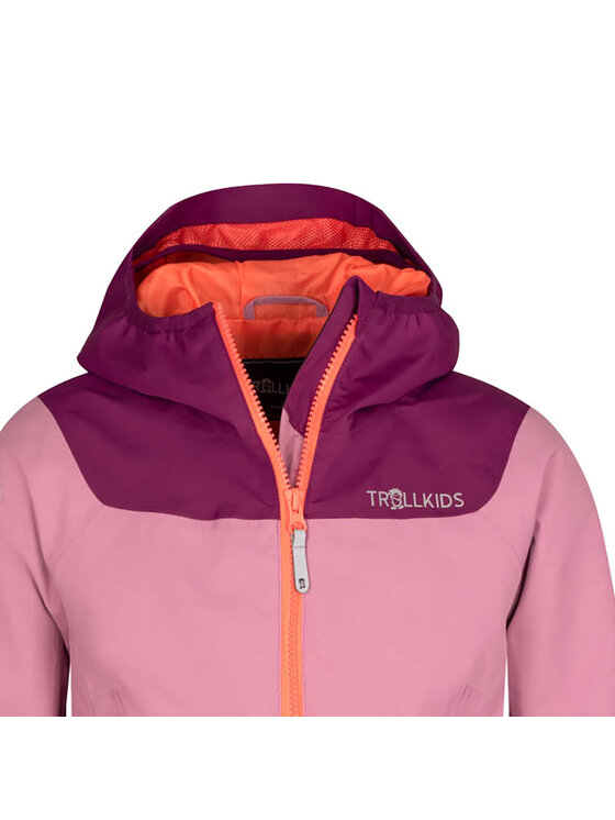 Trollkids Trollkids Kurtka przeciwdeszczowa 611-227 Różowy Regular Fit