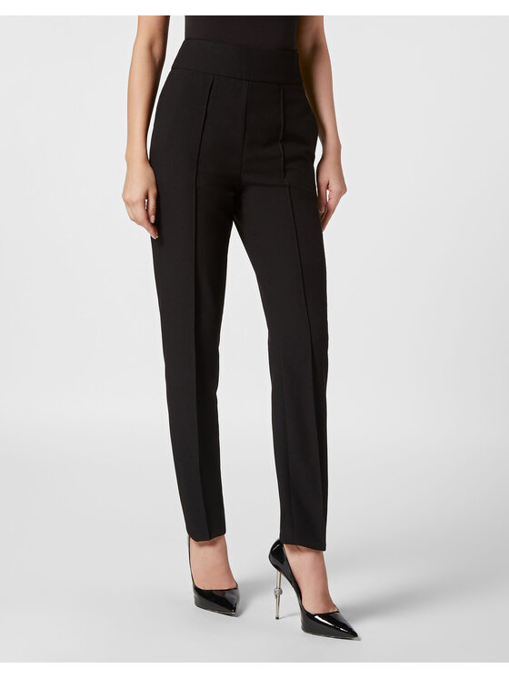 PHILIPP PLEIN PHILIPP PLEIN Pantaloni di tessuto 19193 Nero Flare Fit