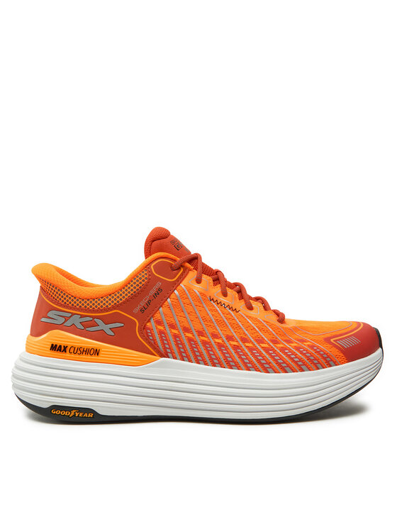 Skechers Bežecké topánky Max Cushioning Suspension 220936/ORG Oranžová
