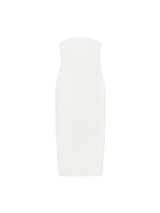 La Mania La Mania Sukienka codzienna MUSE Biały Classic Fit