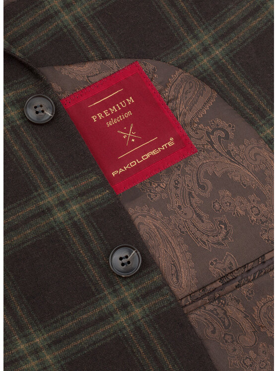 Pako Lorente Pako Lorente Marynarka P22WP-3X-039 Brązowy Slim Fit