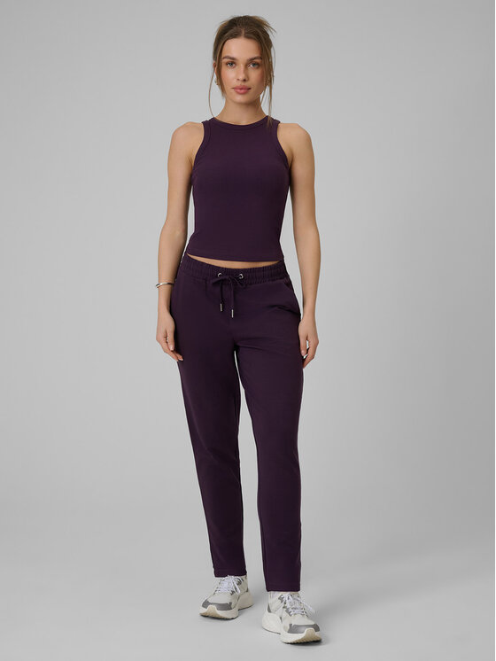4F 4F Tank top ESSENTIALS Fioletowy Slim Fit