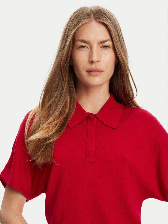 Tommy Hilfiger Tommy Hilfiger Polo WW0WW45652 Κόκκινο Regular Fit