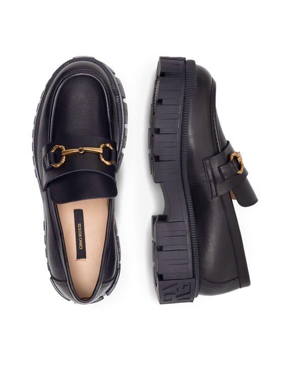 GINO ROSSI Gino Rossi Loafersy 4067 Černá