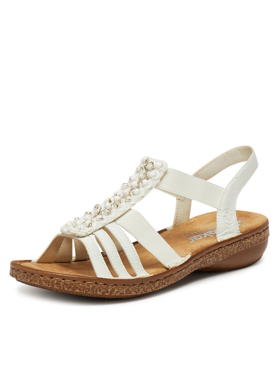 Rieker Rieker Sandalen 62809-60 Weiß