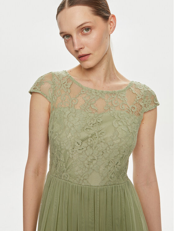 Vila Vila Вечірня сукня Ulricana 14083830 Зелений Regular Fit
