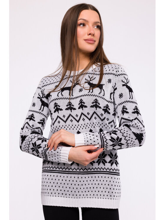 Made of Emotion Made of Emotion Maglione MXS09 Bianco Comfort Fit