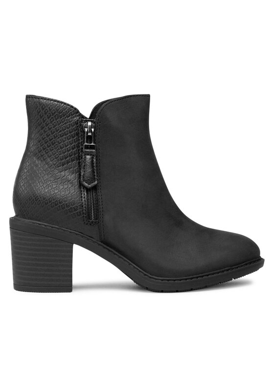 Clarks Clarks Μποτάκια Scene Zip 261620104 Μαύρο