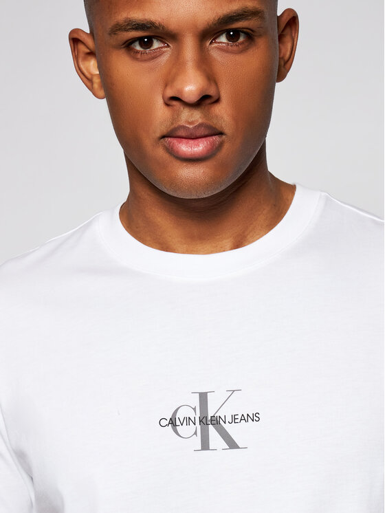 Calvin Klein Jeans Marškinėliai J30J314267 Balta Regular Fit • Modivo.lt