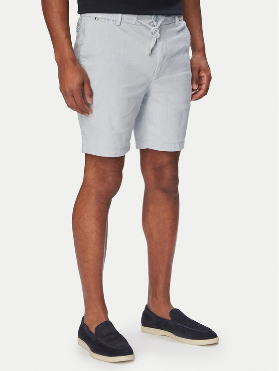 BOSS Pantalon scurți din material Kane1 50557537 Albastru deschis Regular Fit