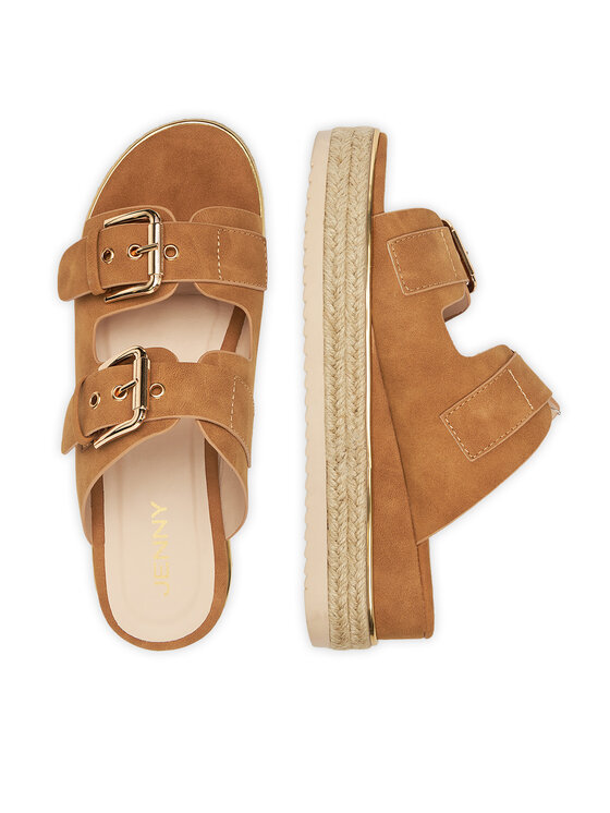 JENNY JENNY Espadrile LB-P1434-YLD Smeđa