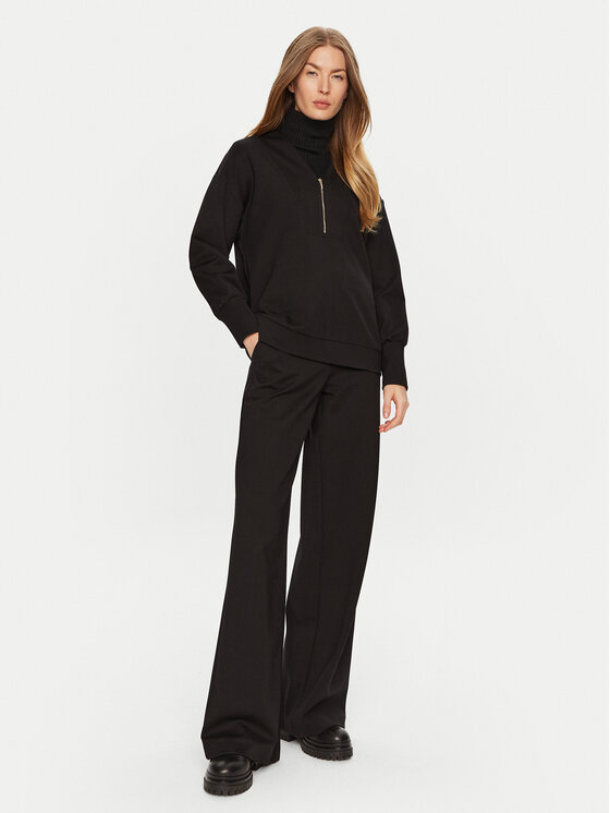 ACCESS FASHION ACCESS FASHION Bluza 44-2143-749 Czarny Regular Fit