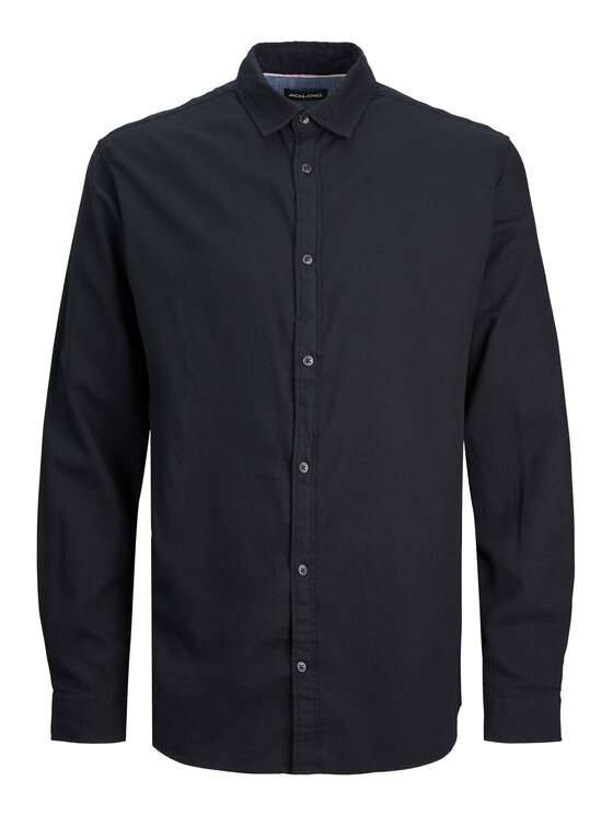 Jack&Jones Jack&Jones Košile Gingham 12181602 Černá Slim Fit