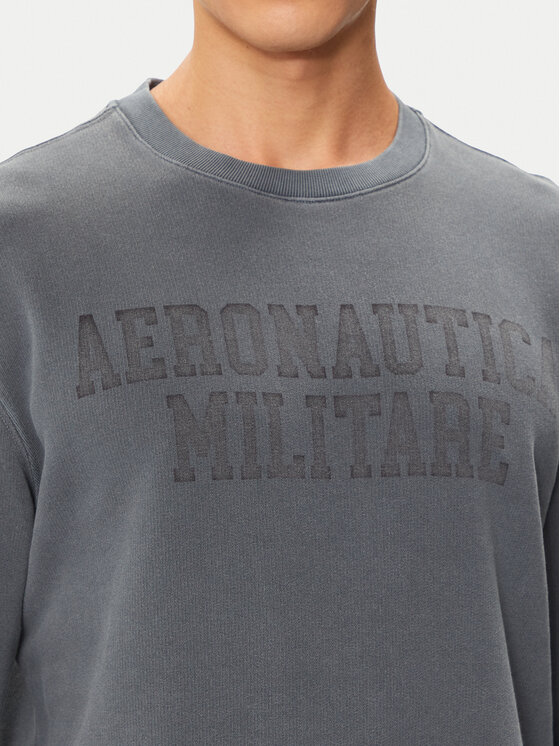 Aeronautica Militare Aeronautica Militare Majica dugih rukava 241FE1898F548 Tamnoplava Comfort Fit