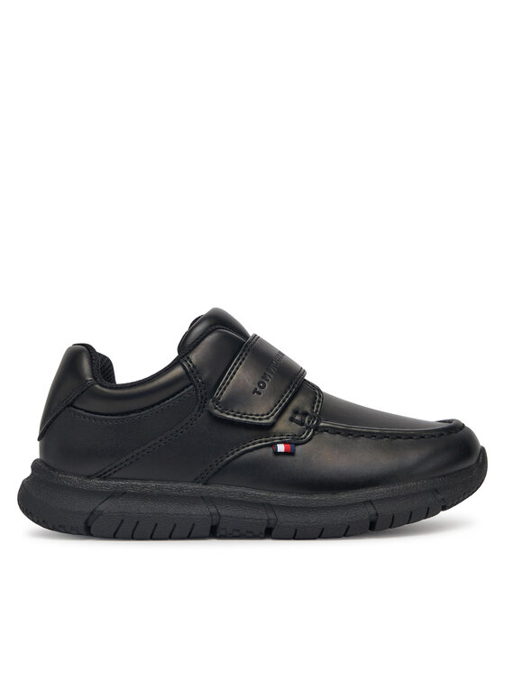 Tommy Hilfiger Pantofi Low Cut Velcro Shoe T3B4-33176-1355 M Negru