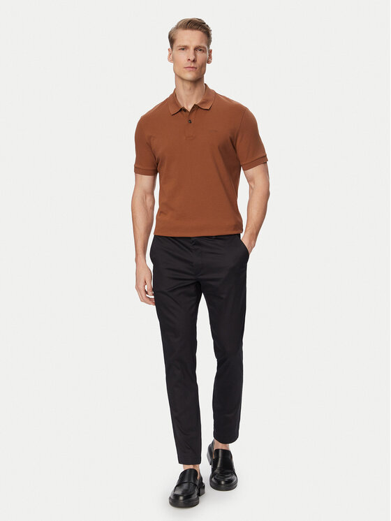 BOSS BOSS Spodnie materiałowe P-Kaiton1 50553841 Czarny Slim Fit