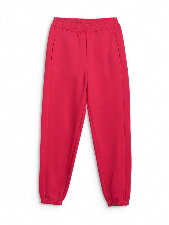 4F 4F Spodnie dresowe WINTER CLUB Czerwony Regular Fit