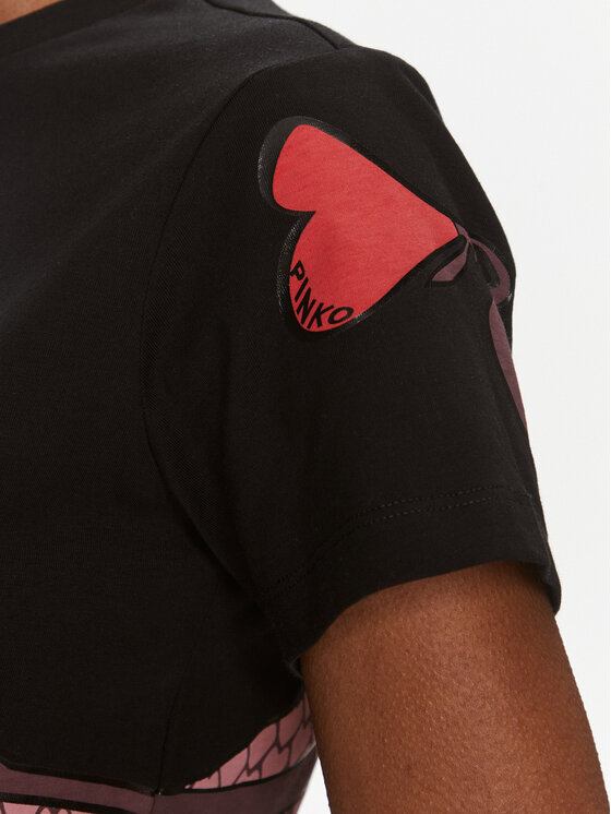 PINKO Pinko T-Shirt Quentin 100535 A1RN Černá Regular Fit
