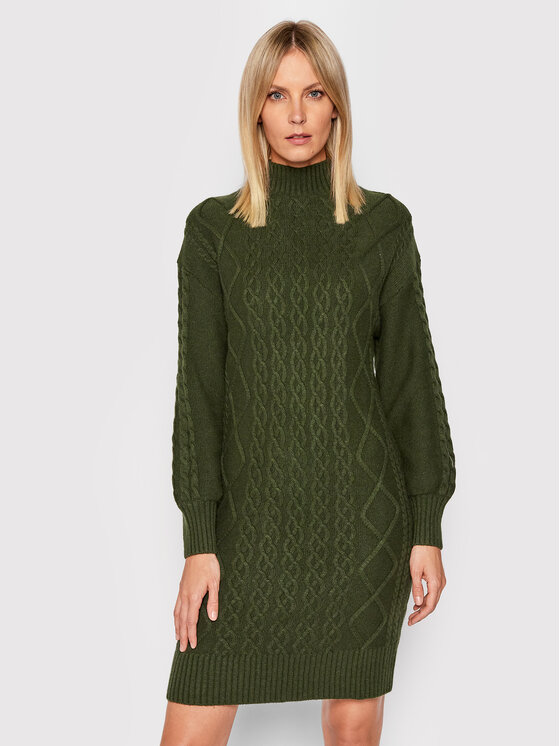 Guess Vestito di maglia Cassandra W1BK38 Z2WJ0 Verde Comfort Fit • Modivo.it