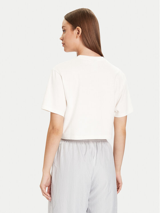 Puma Puma Тишърт PUMA X ROSÉ 633806 77 Бял Relaxed Fit