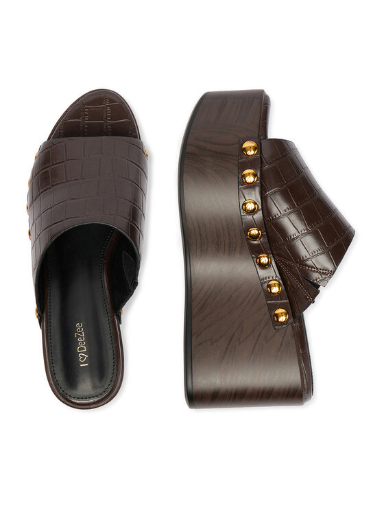 DeeZee DeeZee Papucs CEO-HY23957-1 Barna