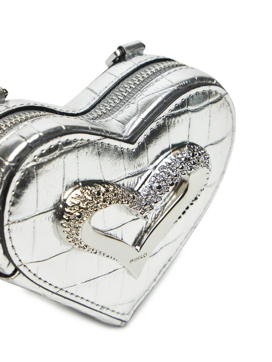 PINKO PINKO Piniginė monetoms Heart Pills Holder . AI 24-25 PCPL 103835 A1W5 Sidabrinė