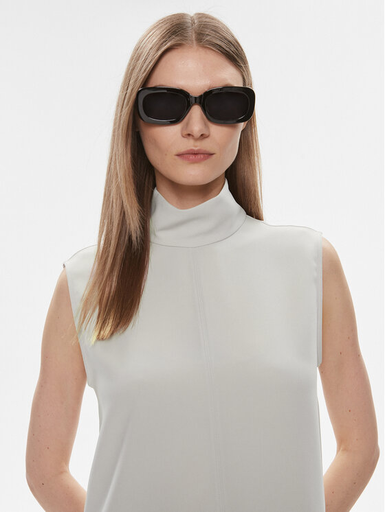 Calvin Klein Calvin Klein Bluzka K20K206376 Szary Regular Fit