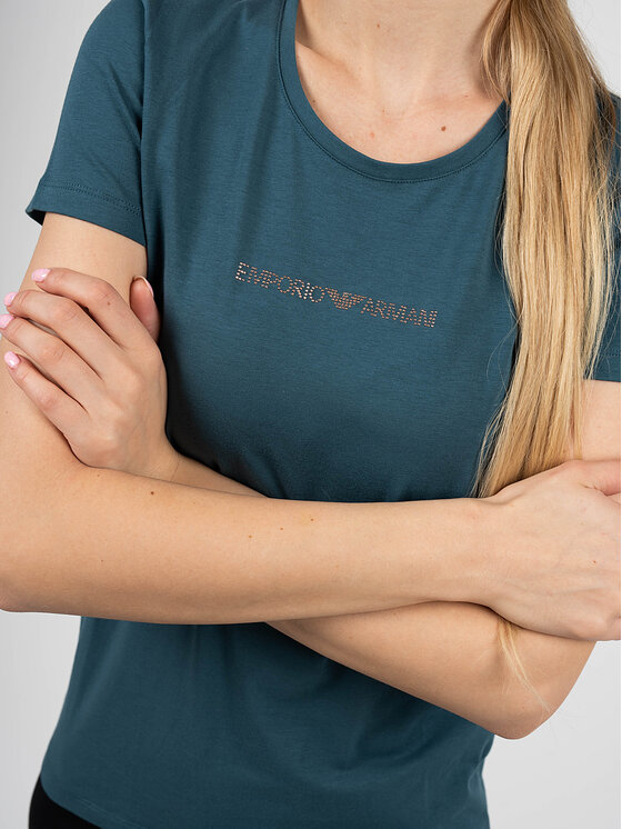 Emporio Armani Underwear Emporio Armani Underwear T-Shirt 1631392F223 Modrá Regular Fit