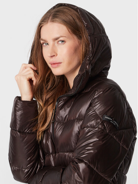 Giubbotto piumino 8715A Marrone Regular Fit