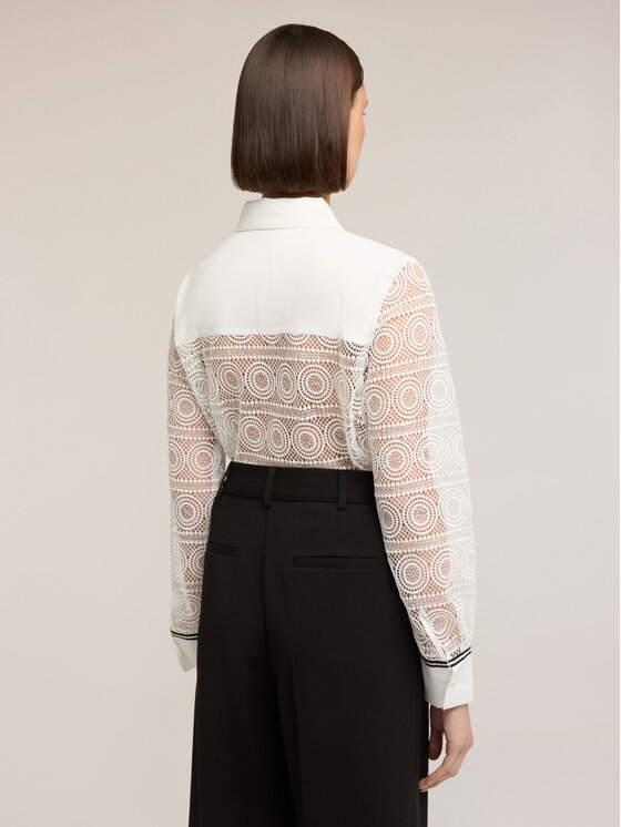 Motivi Motivi Camicia 5013Q000911N0R2 Bianco Regular Fit