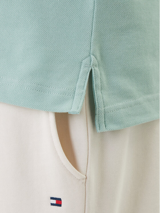 Tommy Hilfiger Tommy Hilfiger Polo majica 1985 MW0MW17771 Zelena Slim Fit