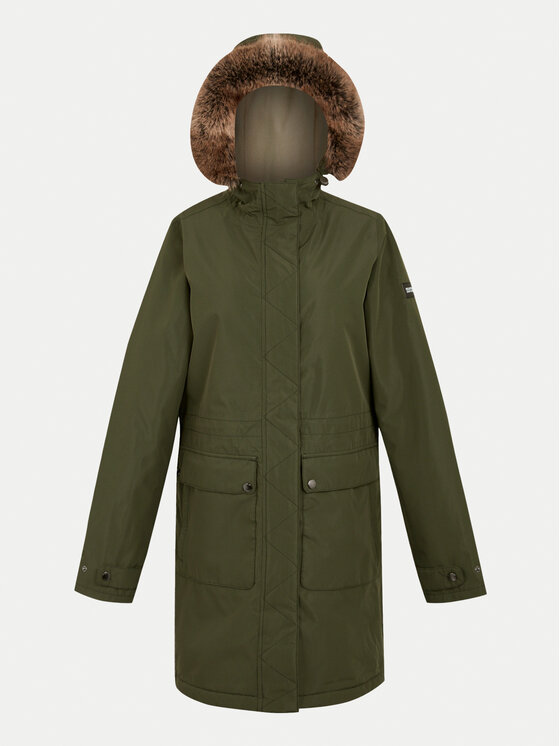 Regatta Regatta Parka Sabinka II RWP404 Zielony Regular Fit