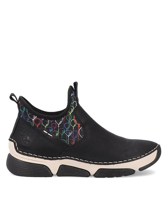 Rieker Rieker Sneakersy 45957-00 Čierna