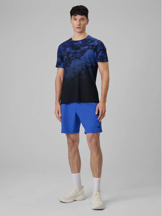 4F 4F Koszulka techniczna MULTI ACTIVE Niebieski Regular Fit