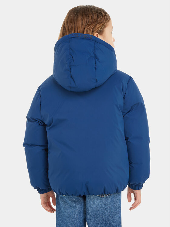 Tommy Hilfiger Tommy Hilfiger Пуховик KS0KS00488 Голубий Relaxed Fit