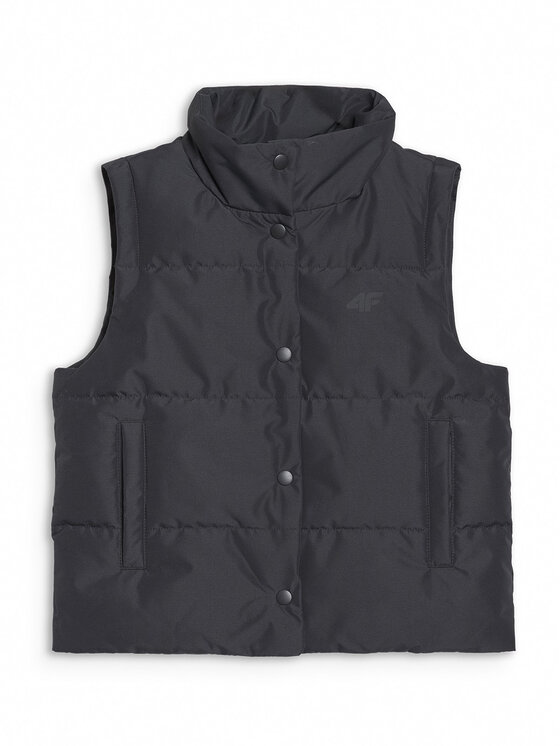 4F 4F Kamizelka casual Czarny Oversize