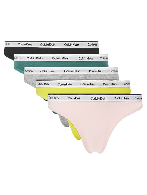 Komplet 5 par stringów Calvin Klein Underwear