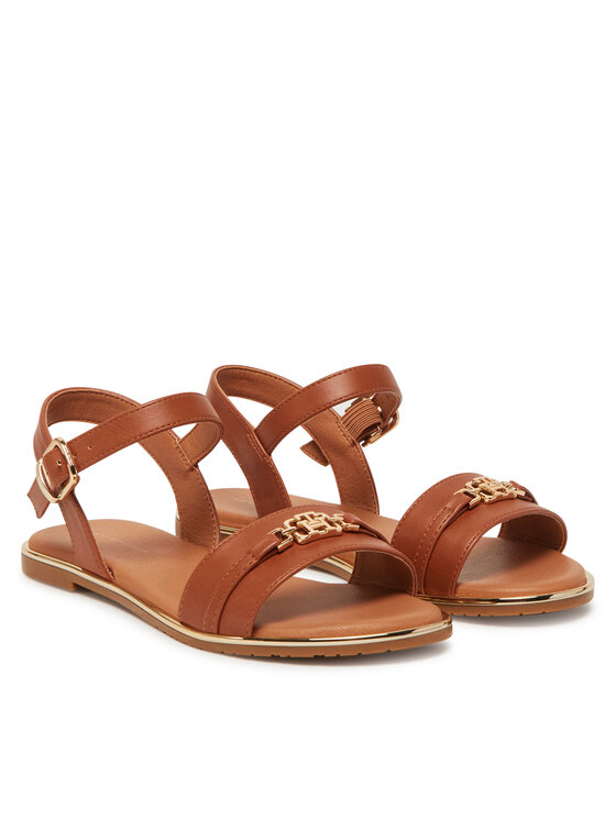 Tommy Hilfiger Tommy Hilfiger Sandale T3A2-33778-0326 S Smeđa
