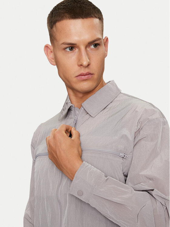 Rains Rains Cămașă Kano Overshirt 19220 Gri Regular Fit