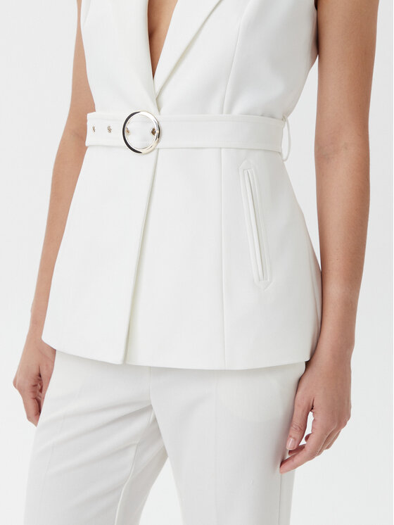 Morgan Morgan Gilet 202-VROSSO.F Bianco Regular Fit