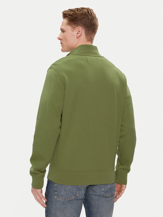 Calvin Klein Jeans Calvin Klein Jeans Felpa Logo Repeat J30J325493 Verde Regular Fit