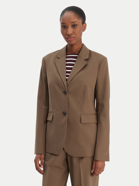 Tommy Hilfiger Tommy Hilfiger Sakoi Timeless WW0WW46662 Bež Regular Fit