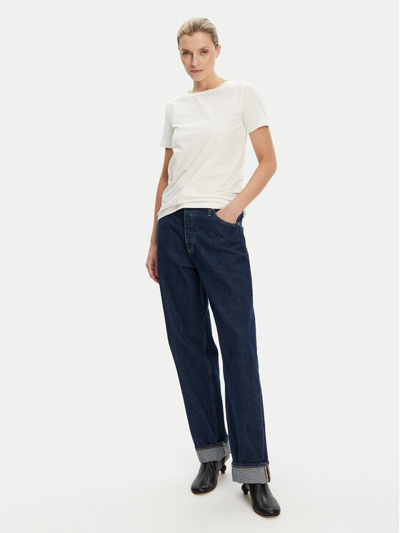 Weekend Max Mara Weekend Max Mara T-krekls Multib 2525976011 Balts Regular Fit