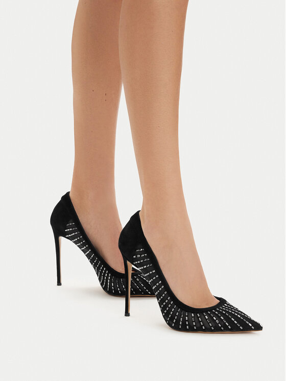 Eva Minge Pantofi cu toc subțire EO-MOLLY-LT1643-15 Negru
