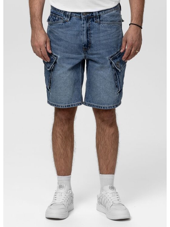 PITBULL PITBULL Szorty jeansowe STRANDWAY Niebieski Regular Fit