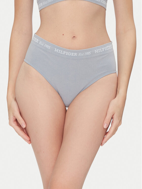 Tommy Hilfiger Tommy Hilfiger Klasické kalhotky s vysokým pasem UW0UW05724 Modrá