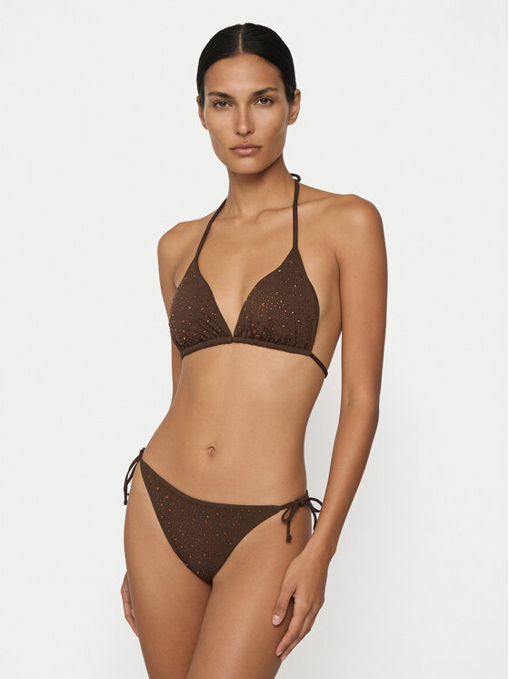 Guess Guess Верх від купальника E6GJ34 MC040 Коричневий